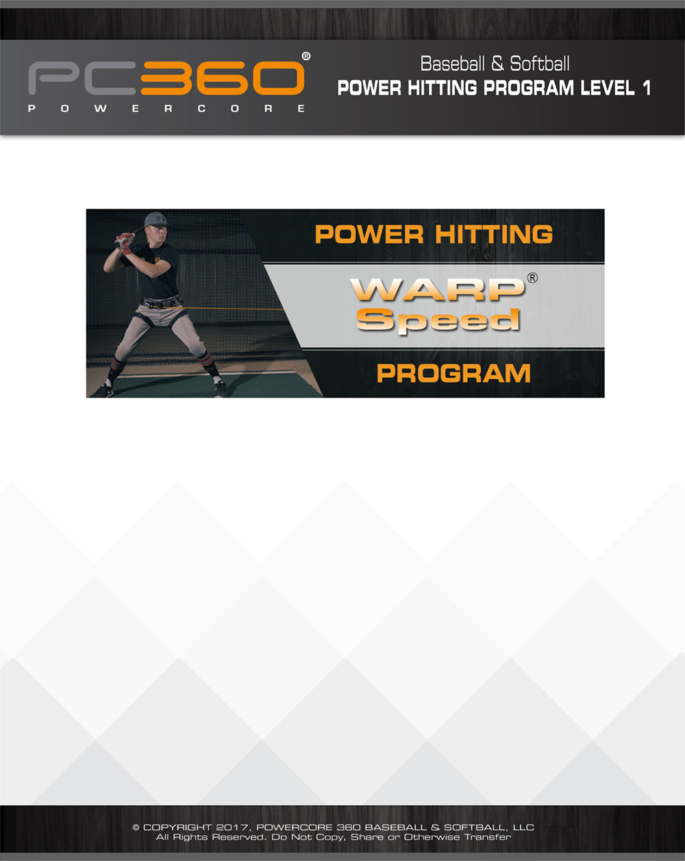 Baseball Power Hitting – Powercore 360