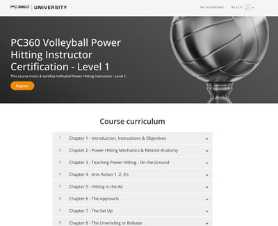 Volleyball Power Hitting Coaches Training Basic Plan - Coach