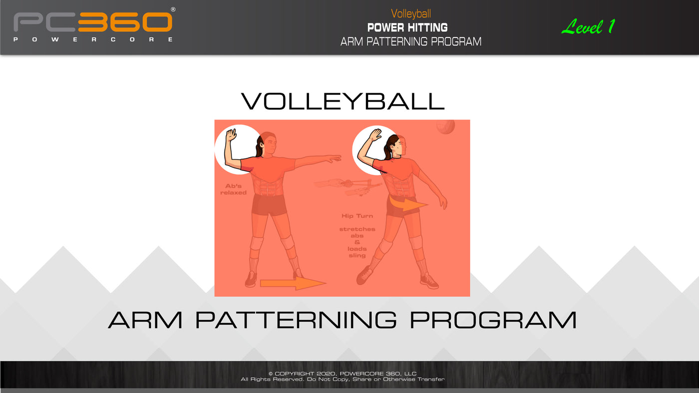 Volleyball Arm Patterning Program